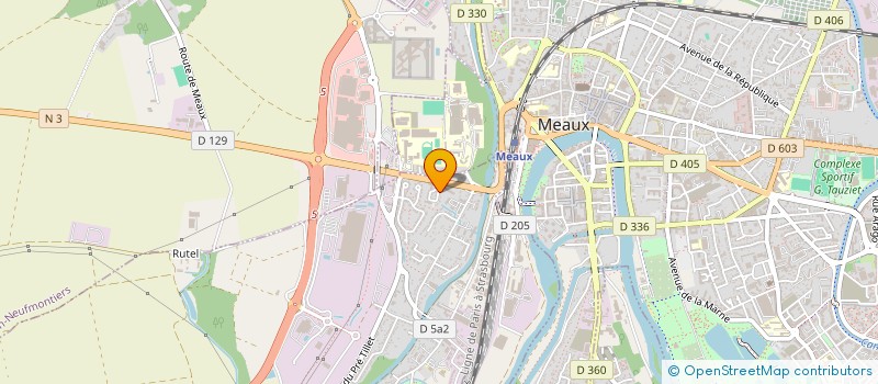 localisation de l'entreprise LE CYPARIS à MEAUX