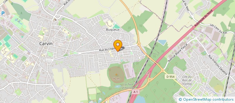 localisation de l'entreprise LE CYPRIEN  CARVIN