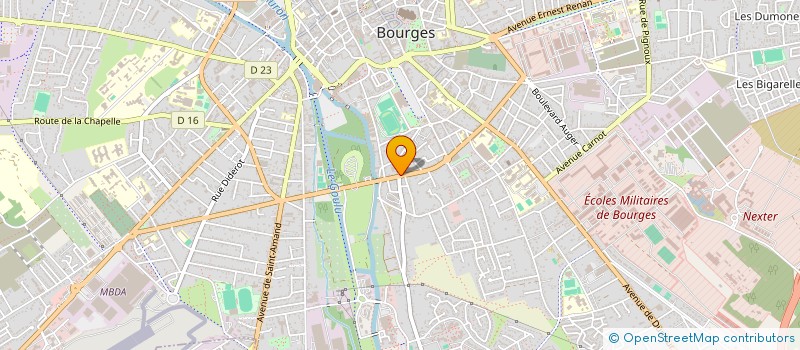 localisation de l'entreprise LE CYRANO à BOURGES