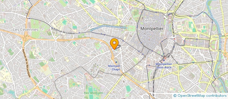 localisation de l'entreprise LE CYRANO à MONTPELLIER