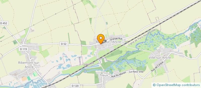 localisation de l'entreprise LE CYRANO  MONTAUBAN-DE-PICARDIE