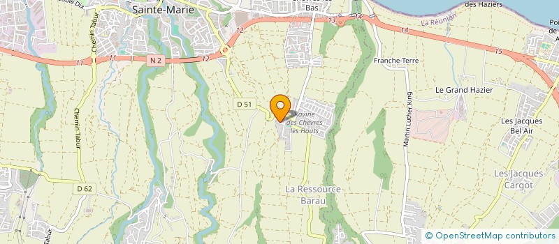 localisation de l'entreprise LE D'JAYZY  SAINTE-MARIE