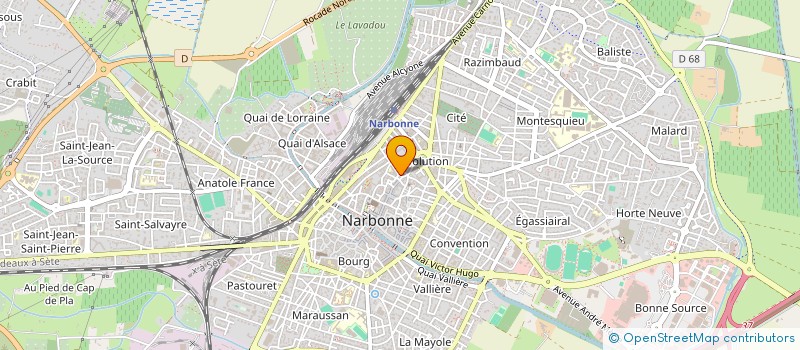 localisation de l'entreprise LE D'LYS à NARBONNE