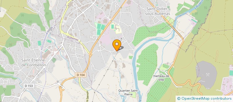 localisation de l'entreprise LE D' STOCKEUR à AUBENAS