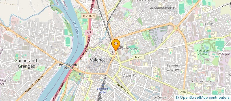 localisation de l'entreprise LE D'TOUR à VALENCE