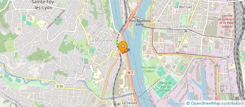 localisation de l'entreprise LE DADUNE  LA MULATIERE