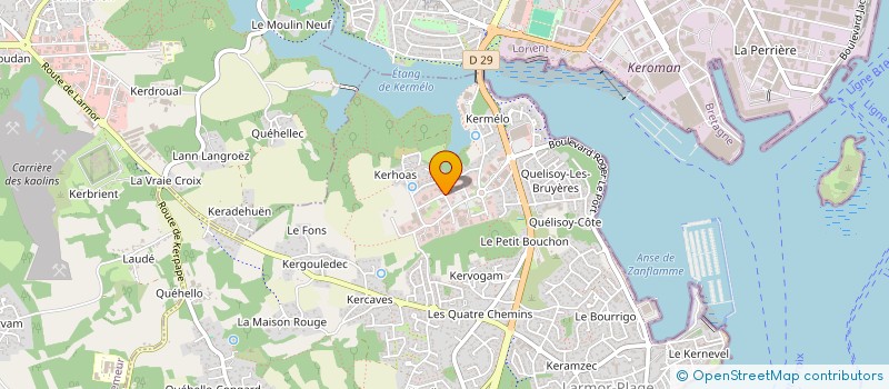 localisation de l'entreprise LE DAGOBER  LARMOR-PLAGE