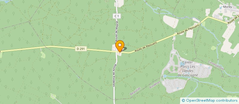 localisation de l'entreprise LE DAHLIA BLEU  BEAUZIAC