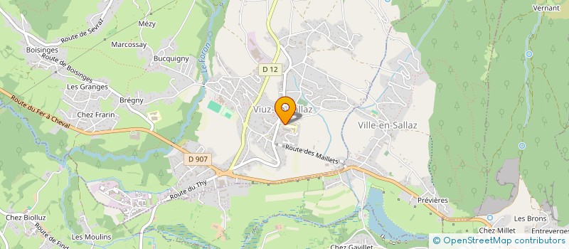 localisation de l'entreprise LE DAHUT à VIUZ-EN-SALLAZ