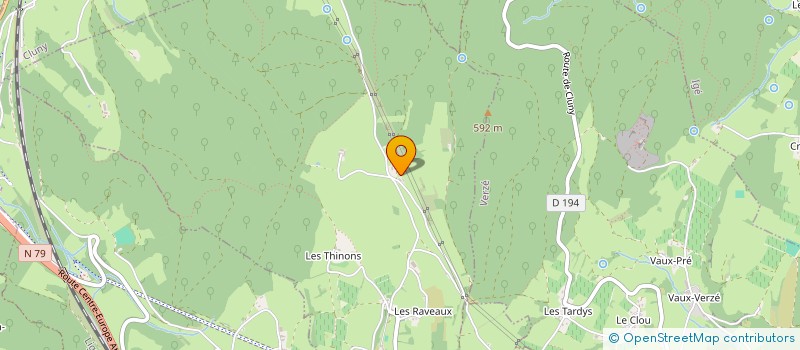 localisation de l'entreprise LE DAHUT  BERZE-LE-CHATEL