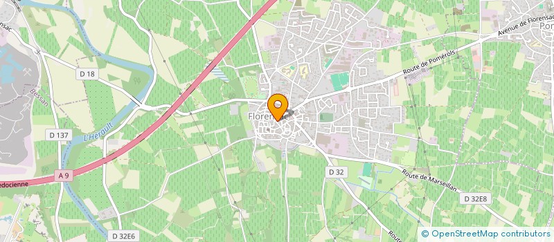 localisation de l'entreprise LE DAL  FLORENSAC