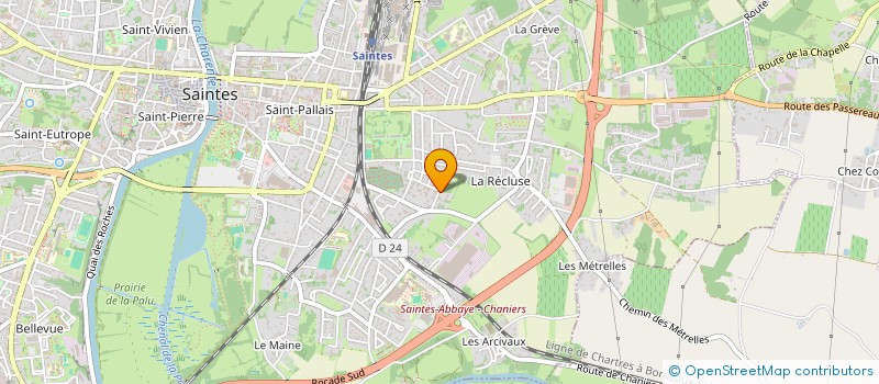 localisation de l'entreprise LE DALLAISON  SAINTES