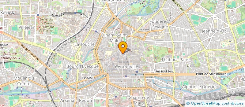 localisation de l'entreprise LE DAMIER  RENNES