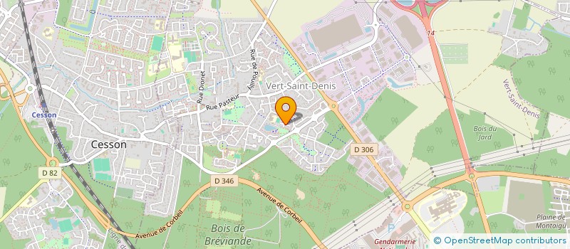 localisation de l'entreprise LE DAMIER à VERT-SAINT-DENIS