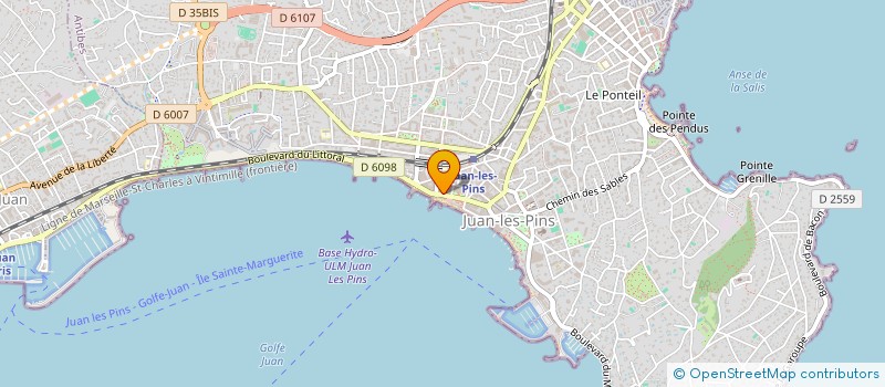 localisation de l'entreprise LE DANAIDE  ANTIBES