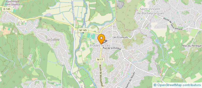 localisation de l'entreprise LE DANALI  PRADES-LE-LEZ