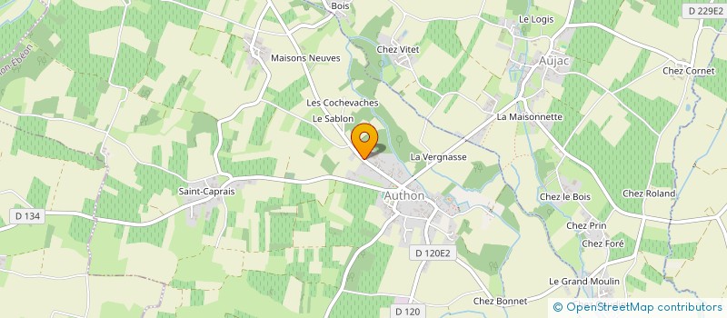 localisation de l'entreprise LE DANDELOT à AUTHON-EBEON