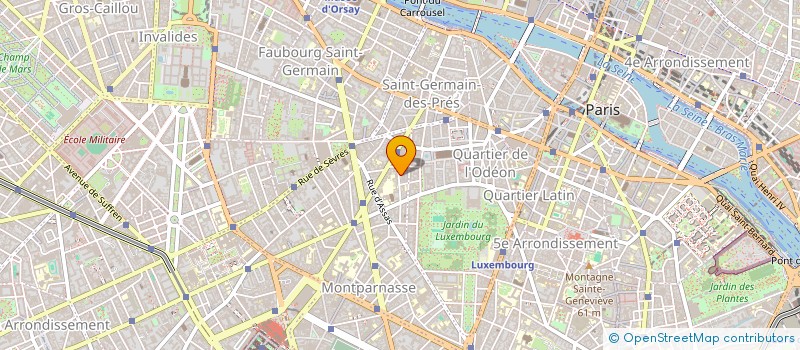 localisation de l'entreprise LE DANDY  PARIS