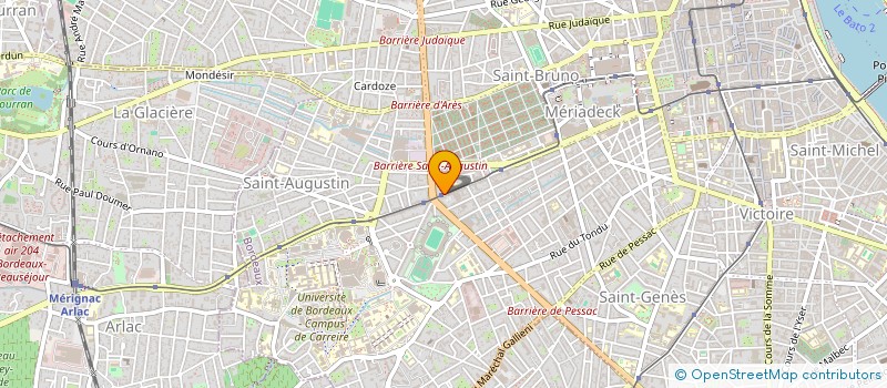 localisation de l'entreprise LE DANDY SHOP  BORDEAUX