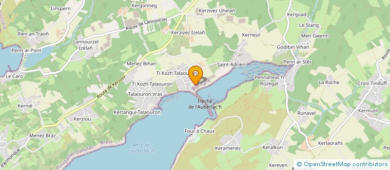 localisation de l'entreprise LE DANGER ISOLE  PLOUGASTEL-DAOULAS