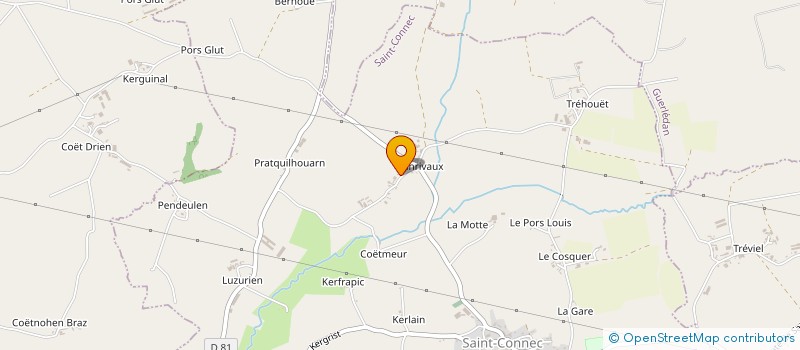 localisation de l'entreprise LE DANTEC à SAINT-CONNEC