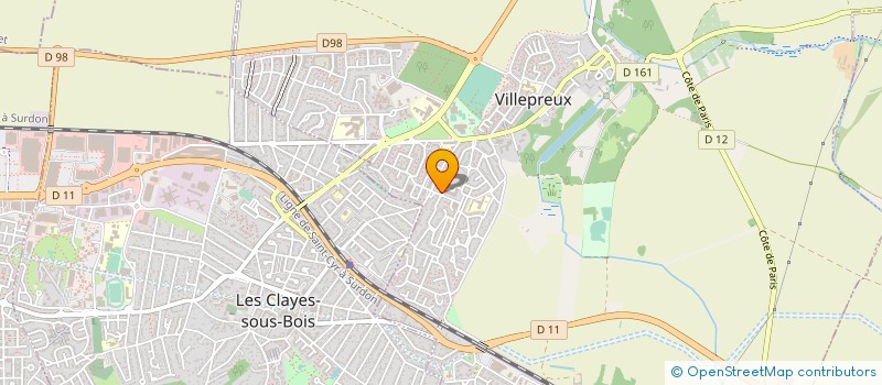 localisation de l'entreprise LE DANTEC TV SERVICES à VILLEPREUX