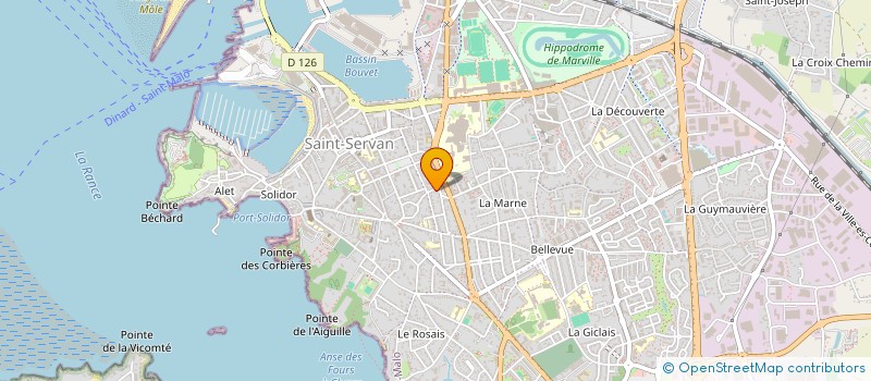 localisation de l'entreprise LE DANYCAN  SAINT-MALO