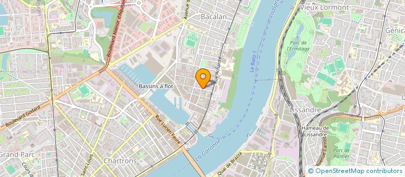 localisation de l'entreprise LE DAOGUAN DU LOTUS  BORDEAUX