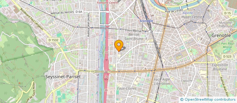 localisation de l'entreprise LE DAPAN à GRENOBLE