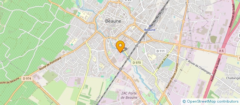 localisation de l'entreprise LE DARCHAT à BEAUNE