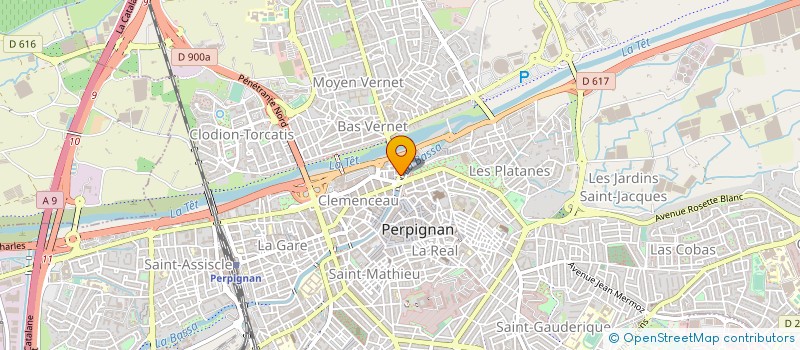 localisation de l'entreprise LE DARCOS  PERPIGNAN