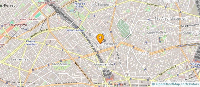 localisation de l'entreprise LE DARGET à PARIS