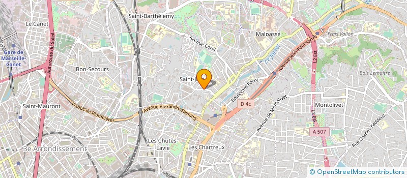 localisation de l'entreprise LE DATING COIFFURE  MARSEILLE