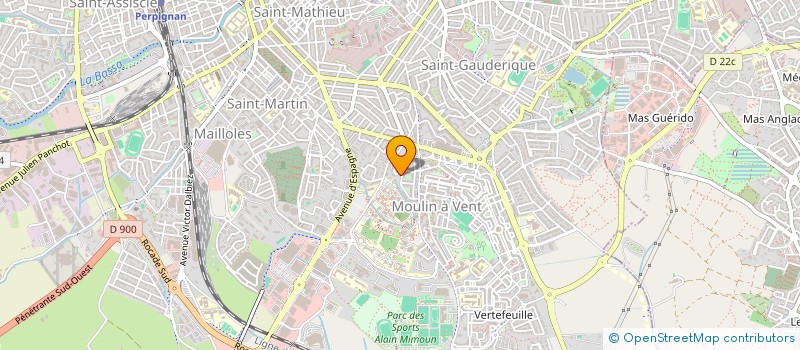 localisation de l'entreprise LE DAUPHIN à PERPIGNAN