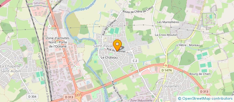localisation de l'entreprise LE DAUPHIN à SAINT-PAVACE