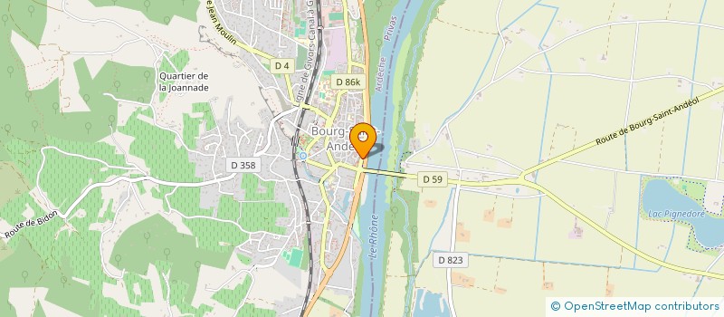 localisation de l'entreprise LE DAUPHIN à BOURG-SAINT-ANDEOL