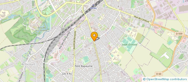localisation de l'entreprise LE DAUPHIN à ARRAS