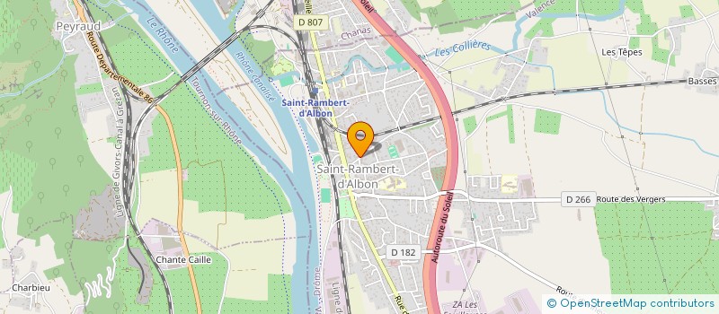 localisation de l'entreprise LE DAUPHIN  SAINT-RAMBERT-D'ALBON