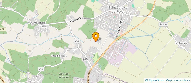 localisation de l'entreprise LE DAUPHIN à SAINT-SULPICE-DE-ROYAN