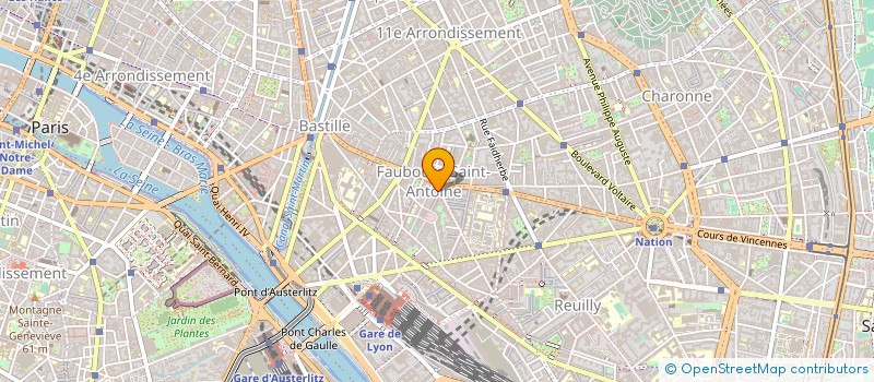 localisation de l'entreprise LE DAUPHIN DU FAUBOURG à PARIS