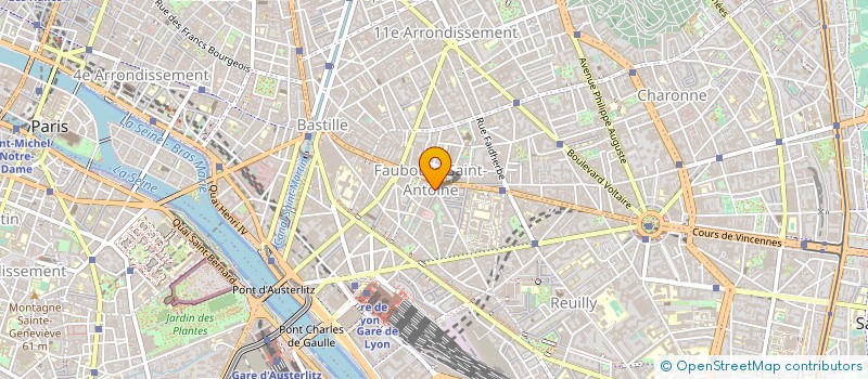 localisation de l'entreprise LE DAUPHIN DU FAUBOURG II à PARIS