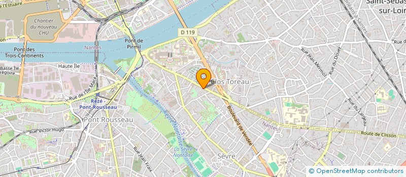 localisation de l'entreprise LE DAUPHIN INTERNATIONAL à NANTES