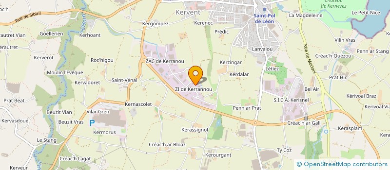 localisation de l'entreprise LE DAUPHIN SERVICES à SAINT-POL-DE-LEON