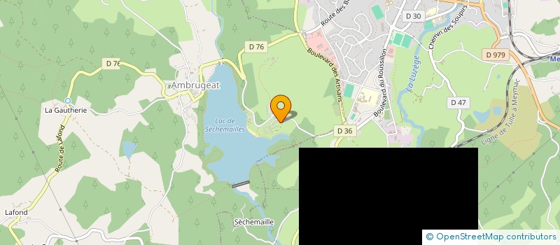 localisation de l'entreprise LE DAVLAU  SAINT-LAURENT-D'AGNY