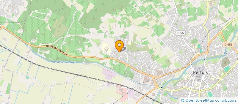 localisation de l'entreprise LE DE A COUDRE  PERTUIS