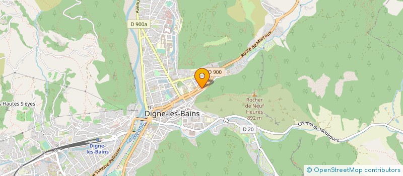 localisation de l'entreprise LE DE VERT à DIGNE-LES-BAINS