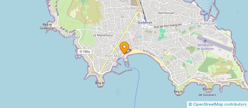 localisation de l'entreprise LE DEBARCADERE à QUIBERON