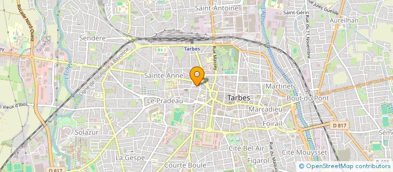 localisation de l'entreprise LE DEBARRAS DES FEES  TARBES