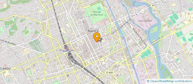 localisation de l'entreprise LE DEBOULE DE LA BERGAMOTE  NANCY