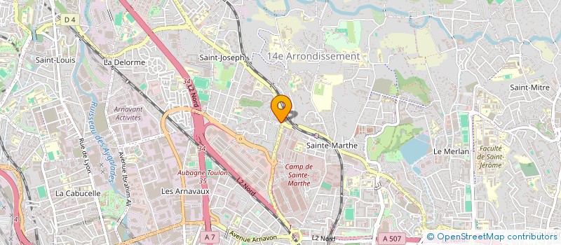 localisation de l'entreprise LE DEBRIEF  MARSEILLE